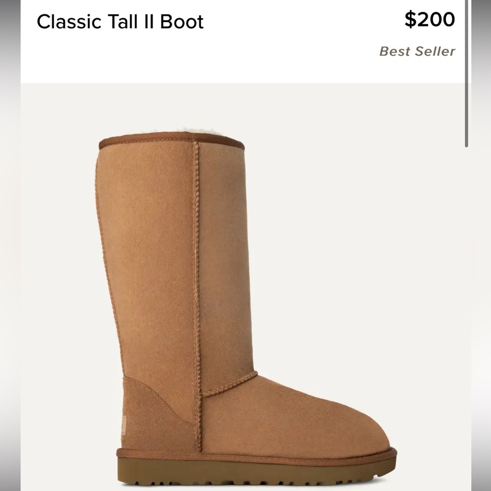 Ugh tall boots chestnut